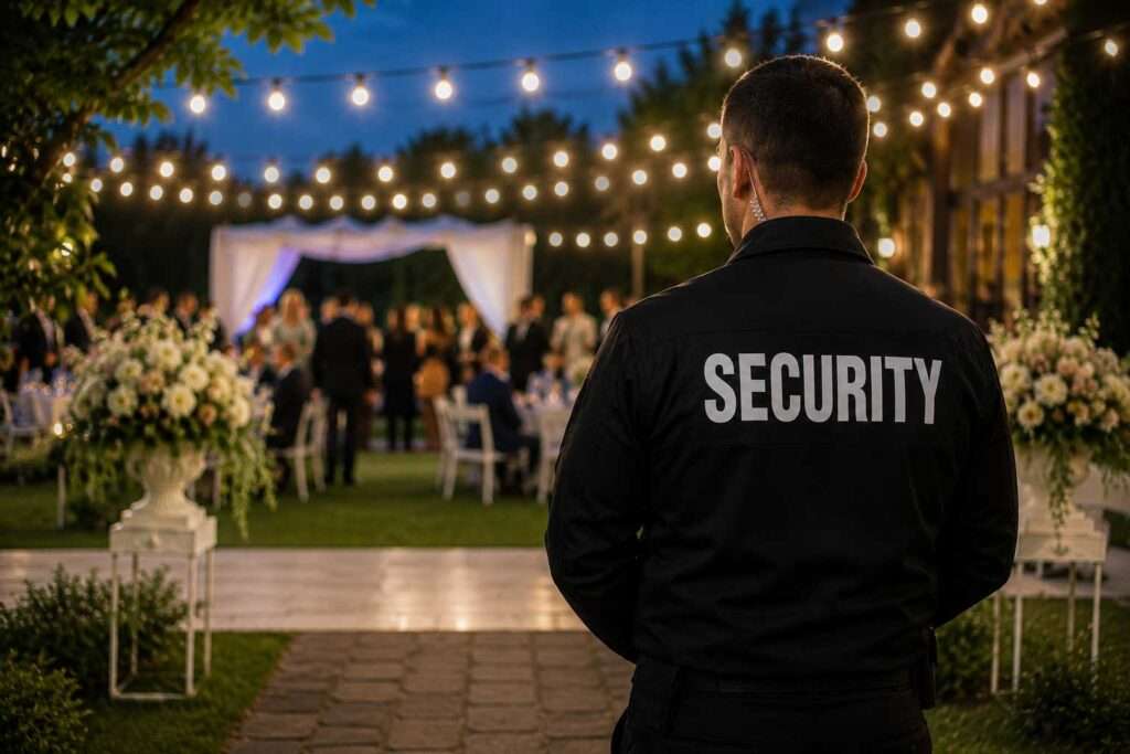 event security for wedding